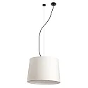 Pendelleuchte CONGA ø 50 cm, 1xE27, IP20, mit Spanner, schwarz, beige