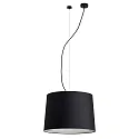 Pendelleuchte CONGA ø 50 cm, 1xE27, IP20, mit Spanner, schwarz