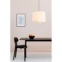 pendant luminaire SAMBA E27 IP20, beige, black matt 