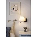 wall luminaire RON E27 IP20, beige, dark grey 