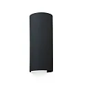 wall luminaire COTTON 2 flames, half round E27 IP20, white matt 
