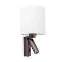 wall luminaire ROB SHADE E27 IP20, bronze 