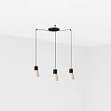 Pendelleuchte KOMBO 120 3xE27, IP20, schwarz matt, beige
