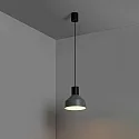 Faro Pendelleuchte KOMBO 200 1xE27, IP20, schwarz matt, grau