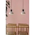 pendant luminaire KOMBO E27 IP20, beige, black matt 