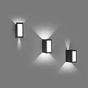 Faro Outdoor LED Wandleuchte LOG 9W, 3000K, P54, dunkelgrau