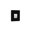 Outdoor LED Wandleuchte DART SQ 100°, 2W, 2700K, IP65, schwarz