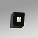 Outdoor LED Wandleuchte DART SQ 100°, 2W, 2700K, IP65, schwarz