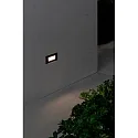 Outdoor LED Wandleuchte DART RCT 100°, 3,1W, 2700K, IP65, schwarz