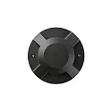 floor lamp LOTH 4 flames LED IP67, black matt 