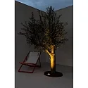 Faro LED Boden-Einbauleuchte GEISER 130, IP67 IK08, Ø 13cm, dreh- / neigbar, befahrbar bis 2t, Edelstahl, 6.5W 3000K 38°