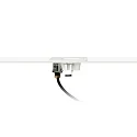 Faro Outdoor LED Wand-Einbauleuchte NASE SQ, IP44, 9.4 x 9.4cm, 220-240V AC, 3W 3000K 109lm 120°, schaltbar, weiß matt