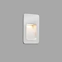 Faro Outdoor LED Wand-Einbauleuchte NASE RCT, IP44, 9 x 13.5cm, 220-240V AC, 3W 3000K 84lm 120°, schaltbar, weiß matt