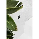 Faro Outdoor LED Wand-Einbauleuchte DANG, IP67 IK05, 24V DC / 233mA (exkl. BG), 3W 3000K 48lm 40°, Edelstahl 316 / schwarz