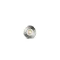 Outdoor LED Boden-Einbauleuchte SURIA 120, IP67 IK08, Ø 12cm, 100-240V AC, befahrbar bis 1t, Edelstahl, 3W 3000K 319lm 24°