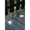 Faro Outdoor LED Boden-Einbauleuchte SURIA 120, IP67 IK08, Ø 12cm, 100-240V AC, befahrbar bis 1t, Edelstahl, 3W 3000K 210lm 60°