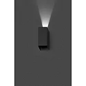 outdoor wall luminaire BLIND up / down, 2 flames LED IP65, dark grey 