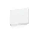 outdoor wall luminaire ADAY 2 flames LED IP54, white matt 