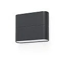 outdoor wall luminaire ADAY 2 flames LED IP54, dark grey 