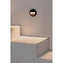 Faro Outdoor LED Wandleuchte GRANT R 120 °, 1W, 3000K, IP65, dunkelgrau