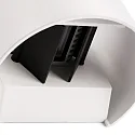 Faro outdoor wall luminaire SUNSET 2 flames LED IP54, white matt 