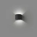 outdoor wall luminaire SUNSET 2 flames LED IP54, dark grey 