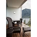 Faro outdoor wall luminaire KUBICK E27 IP44, dark grey 