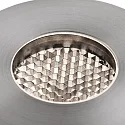 Faro Outdoor LED Bodeneinbau-Spot GRUND, IP67 IK08, Ø 8cm, 350mA (exkl. BG), CRi>90, befahrbar bis 1t, 7W 3000K 36°, satiniert