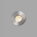 Faro Outdoor LED Bodeneinbau-Spot GRUND, IP67 IK08, Ø 8cm, 350mA (exkl. BG), CRi>90, befahrbar bis 1t, 7W 3000K 36°, satiniert