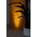 Faro Outdoor LED Bodeneinbau-Spot GRUND, IP67 IK08, Ø 8cm, 350mA (exkl. BG), CRi>90, befahrbar bis 1t, 7W 3000K 36°, schwarz