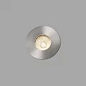 Outdoor LED Bodeneinbau-Spot GRUND, IP67 IK08, Ø 8cm, 350mA (exkl. BG), CRi>90, befahrbar bis 1t, 7W 2700K 36°, satiniert