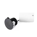 Outdoor LED Bodeneinbau-Spot GRUND, IP67 IK08, Ø 8cm, 350mA (exkl. BG), CRi>90, befahrbar bis 1t, 7W 2700K 36°, schwarz
