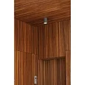 Faro outdoor ceiling luminaire TASA E27 IP44, dark grey 