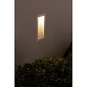 Faro Outdoor LED Wand-Einbauleuchte SOUN 105, IP65 IK06, 23.9 x 10.5cm, 100-240V AC, 4.5W 3000K 280lm 120°, Aluminium / Glas