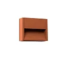 outdoor wall luminaire GRADA LED IP54, rust brown 