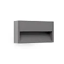 outdoor wall luminaire GRADA LED IP54, dark grey 