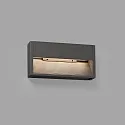 outdoor wall luminaire GRADA LED IP54, dark grey 