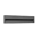outdoor wall luminaire GRADA LED IP54, dark grey 