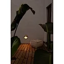 Faro wall luminaire TIMON E27 IP44, brass 
