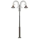 Laterne Lampe NÁUTICA 2xE27, IP33, 225cm, rostbraun