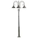 Laterne Lampe NÁUTICA 3xE27, IP33, 225cm, rostbraun