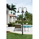 Faro Laterne Lampe NÁUTICA 3xE27, IP33, 225cm, rostbraun