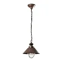 Outdoor Pendelleuchte NÁUTICA 340 1xE27, IP33, rostbraun
