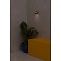 outdoor wall luminaire BRONX GU10 IP44, brown 