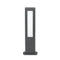 LED Pollerleuchte NANDA 500 12W, 3000K, IP54, dunkelgrau