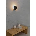 Faro LED Außenwandleuchte LOTUS, IP65 IK08, 18W 3000K 1120lm, indirekt, schaltbar, dunkelgrau / opal