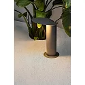 Faro LED Pollerleuchte LOTUS 350, IP65 IK08, 35cm, 18W 3000K 1120lm, schaltbar, Aluminium / PC / PMMA, dunkelgrau / opal
