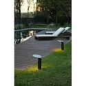 Faro LED Pollerleuchte LOTUS 350, IP65 IK08, 35cm, 18W 3000K 1120lm, schaltbar, Aluminium / PC / PMMA, dunkelgrau / opal