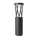 Outdoor LED Pollerleuchte TWIST 500 10W, 3000K, IP65, dunkelgrau