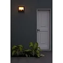 Faro wall luminaire POMO 2 flames E27 IP65, dark grey 